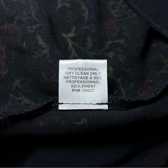 Misa Los Angeles Rania Dress in Black Floral - Picture 8 of 9